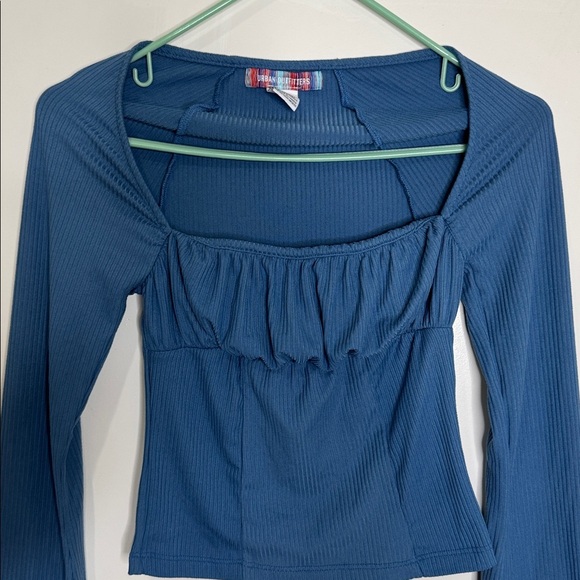 Urban Outfitters Tops - Urban Outfitters blue Long Sleeve Top small